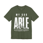 My God Is Able Christian T-Shirt — Ephesians 3:20 Faith Tee