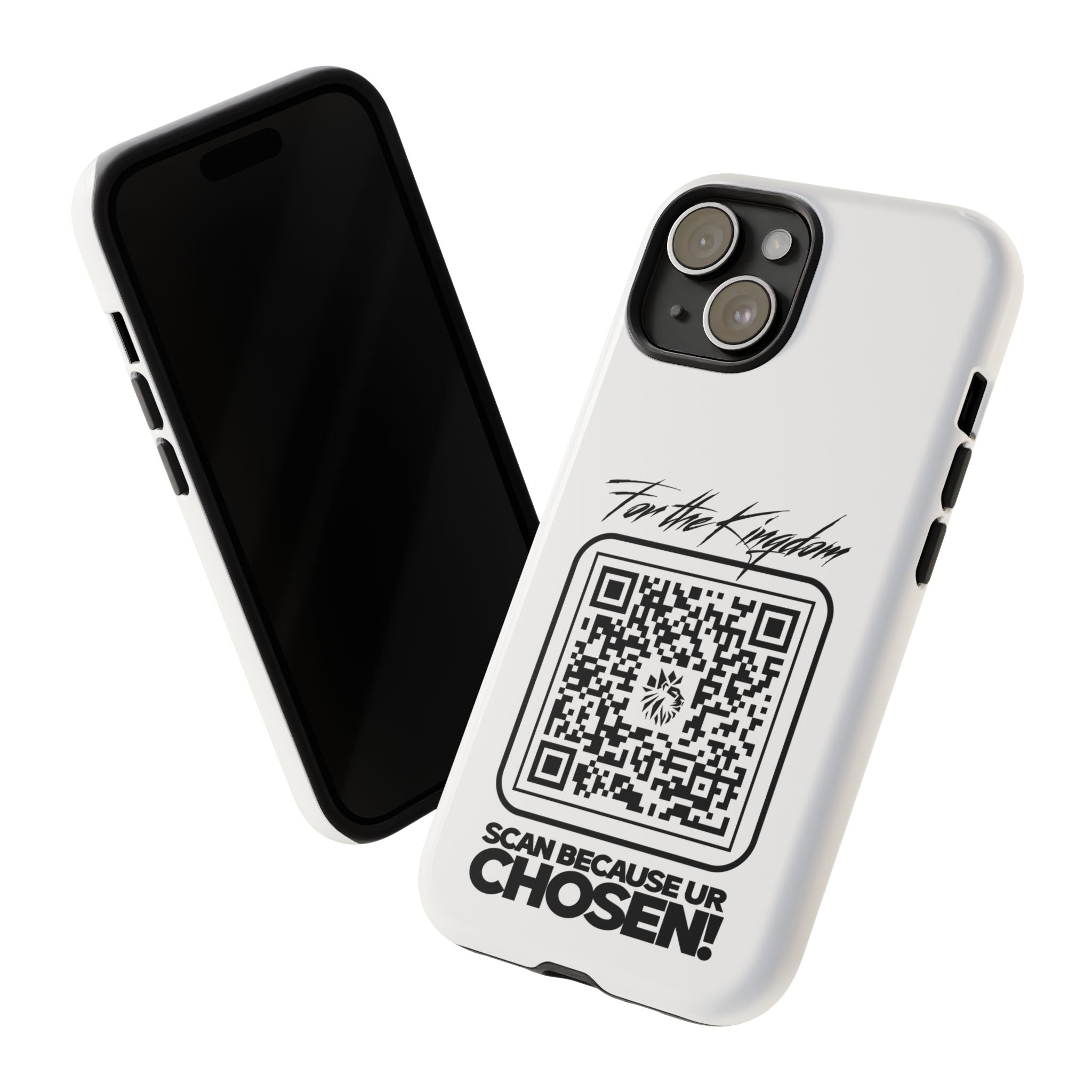 Phone Case — “For the Kingdom” QR Design: Scan Because Ur Chosen