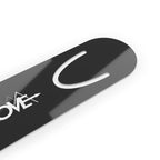 Move Arrow Metal Bookmark — Minimalist Black Stainless Steel Page Marker