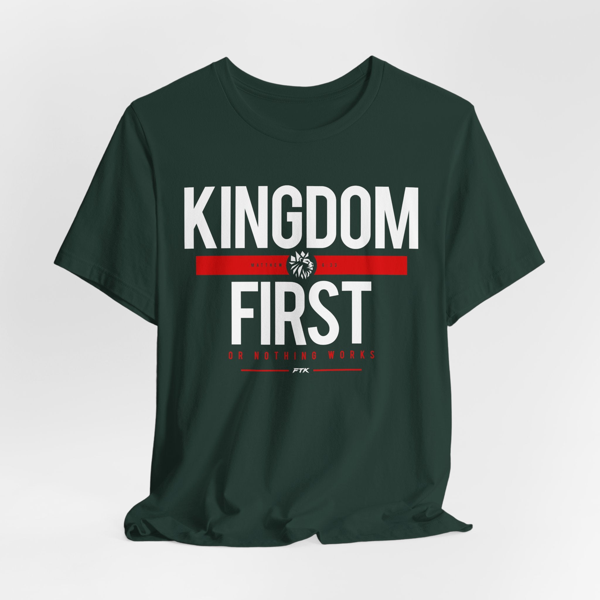 Kingdom First T-Shirt — Faith-Based Inspirational Tee