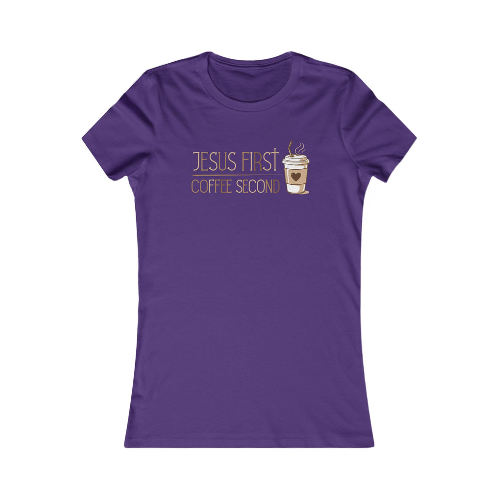 Jesus First Coffee Second Women's Tee