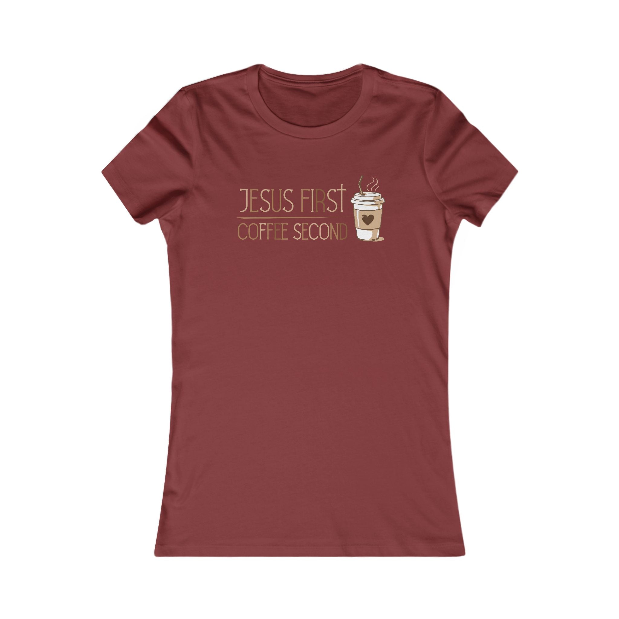Jesus First Coffee Second Women's Tee