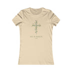 He Is Risen FTK1 Floral Cross Women's Tee