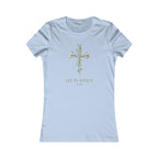 He Is Risen FTK1 Floral Cross Women's Tee