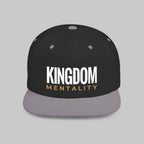 Kingdom Mentality Flat Bill Snapback Hat — Bold Faith-Inspired Streetwear Cap