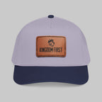 Kingdom First Leather Patch Baseball Cap