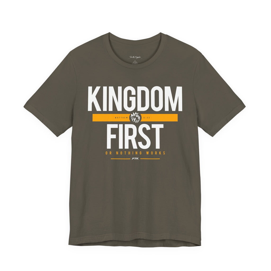 Kingdom First T-Shirt — Faith-Based Inspirational Tee