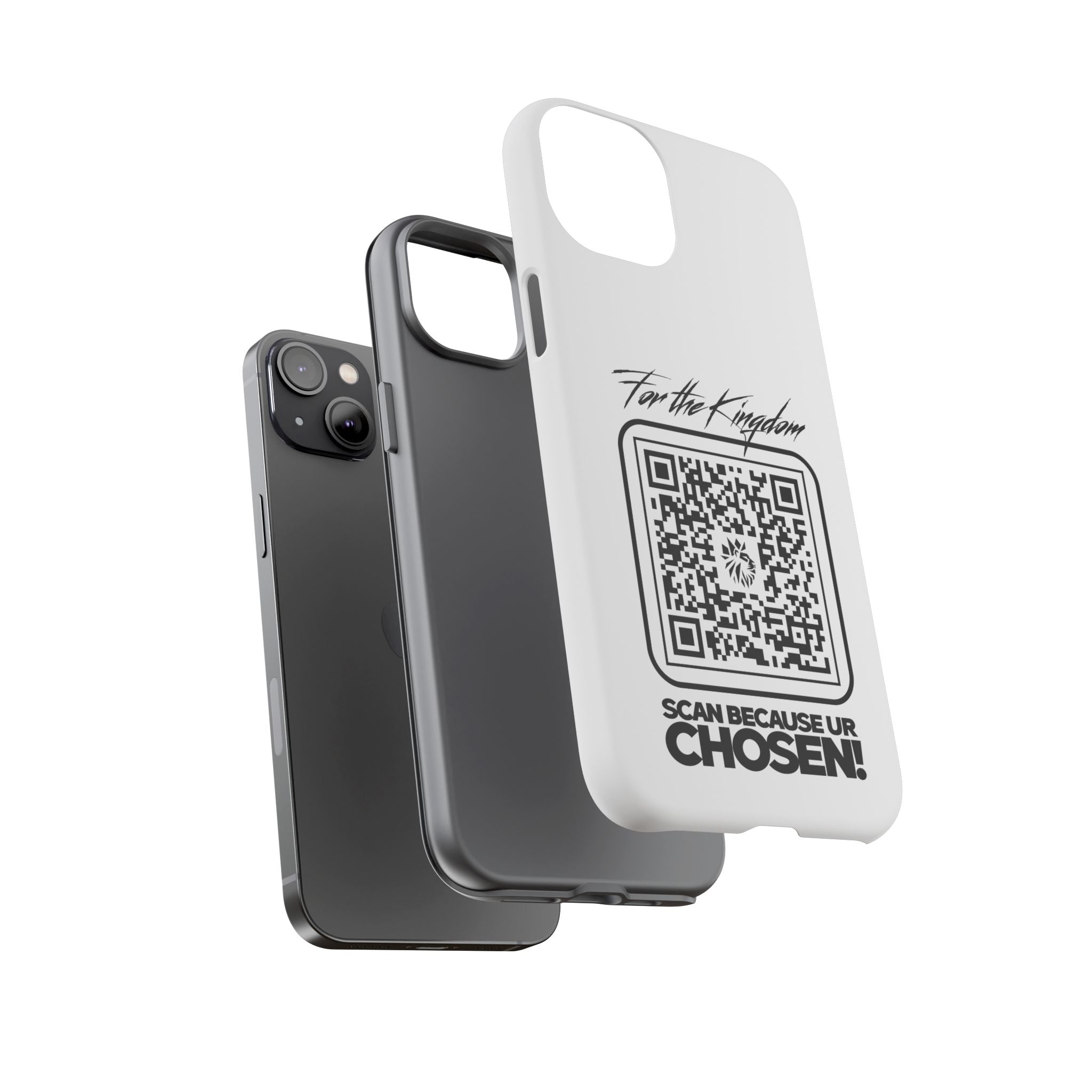 Phone Case — “For the Kingdom” QR Design: Scan Because Ur Chosen