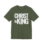 Christ Is King - Distressed Bold Faith T-Shirt