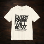 Every Knee Will Bow Dark Palette Tee — Christian Faith Graphic T-Shirt