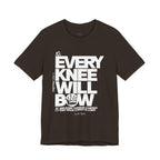 Every Knee Will Bow Light Palette Tee — Christian Faith Graphic T-Shirt