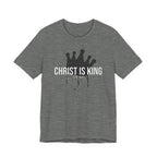 Christ Is King Crown Light Pallete Tee — Christian Faith Shirt