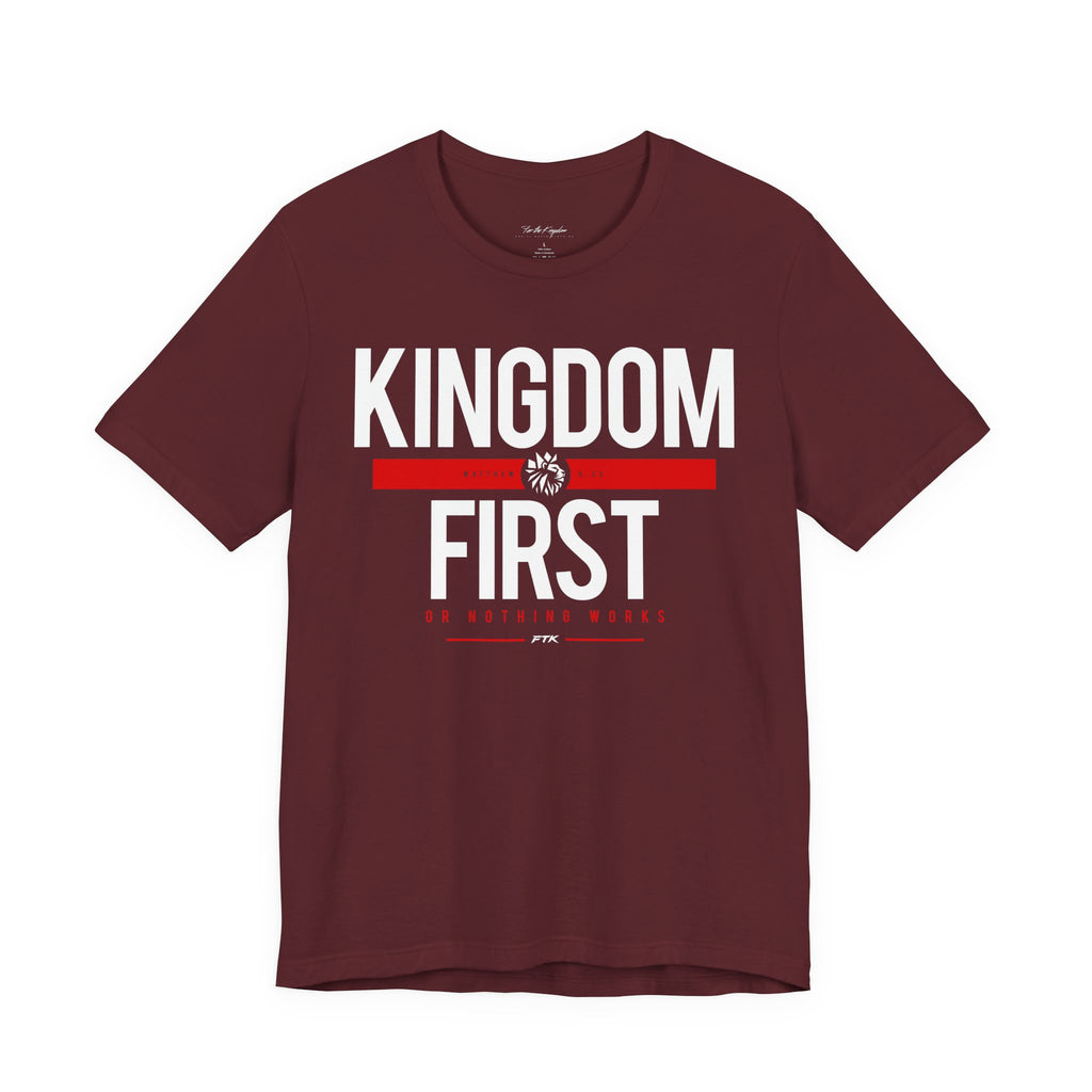 Kingdom First T-Shirt — Faith-Based Inspirational Tee