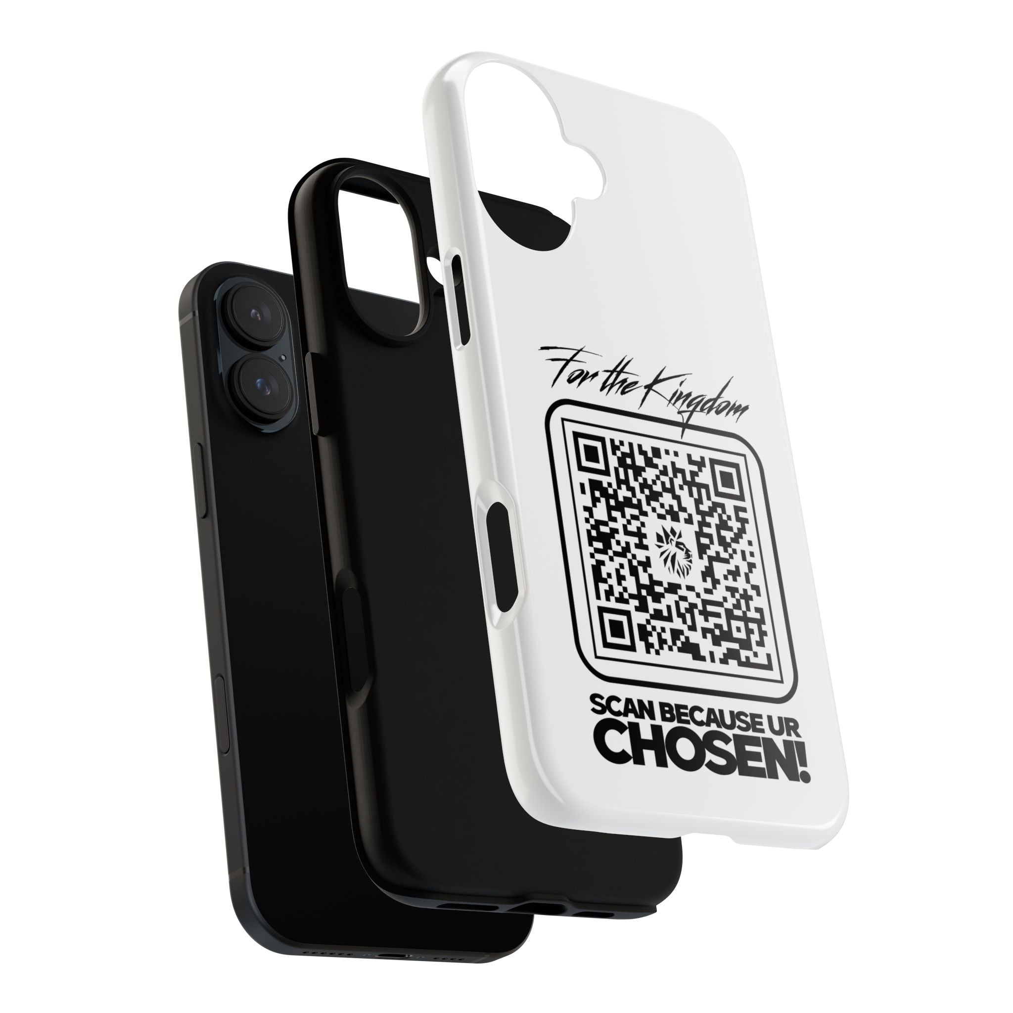 Phone Case — “For the Kingdom” QR Design: Scan Because Ur Chosen
