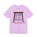 “As For Me & My House" Dark Pallete Christian Tee