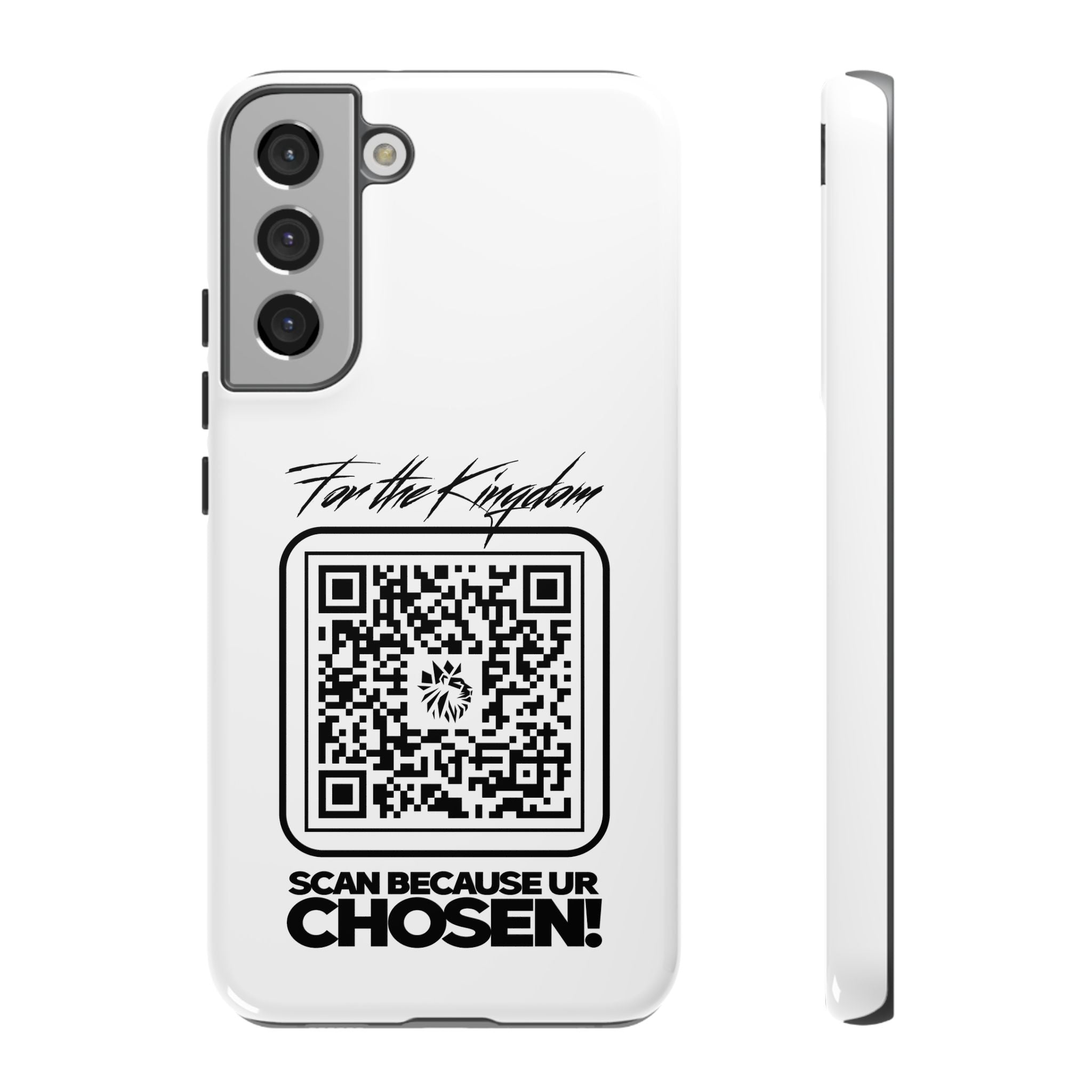 Phone Case — “For the Kingdom” QR Design: Scan Because Ur Chosen