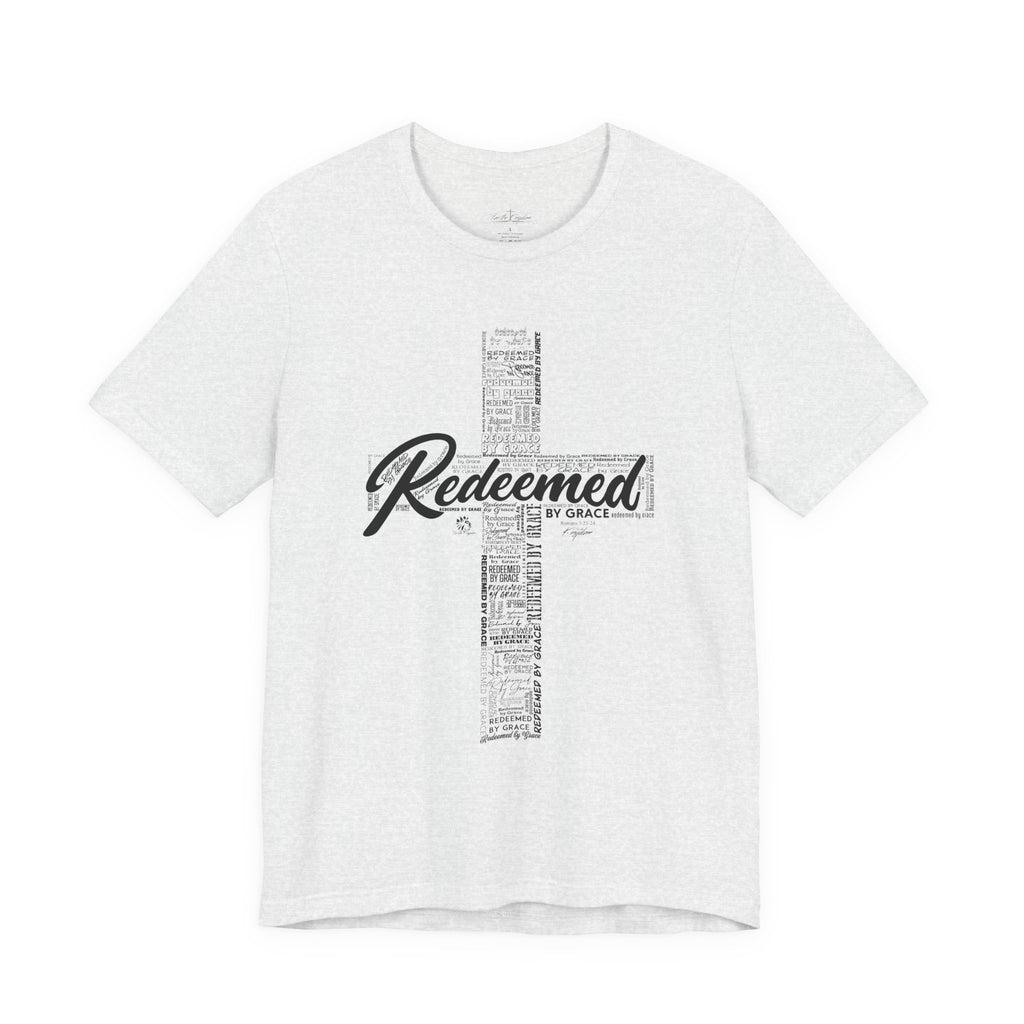Redeemed by Grace Dark Palette Christian T-Shirt