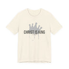 Christ Is King Crown Dark Pallete Tee — Christian Faith Shirt