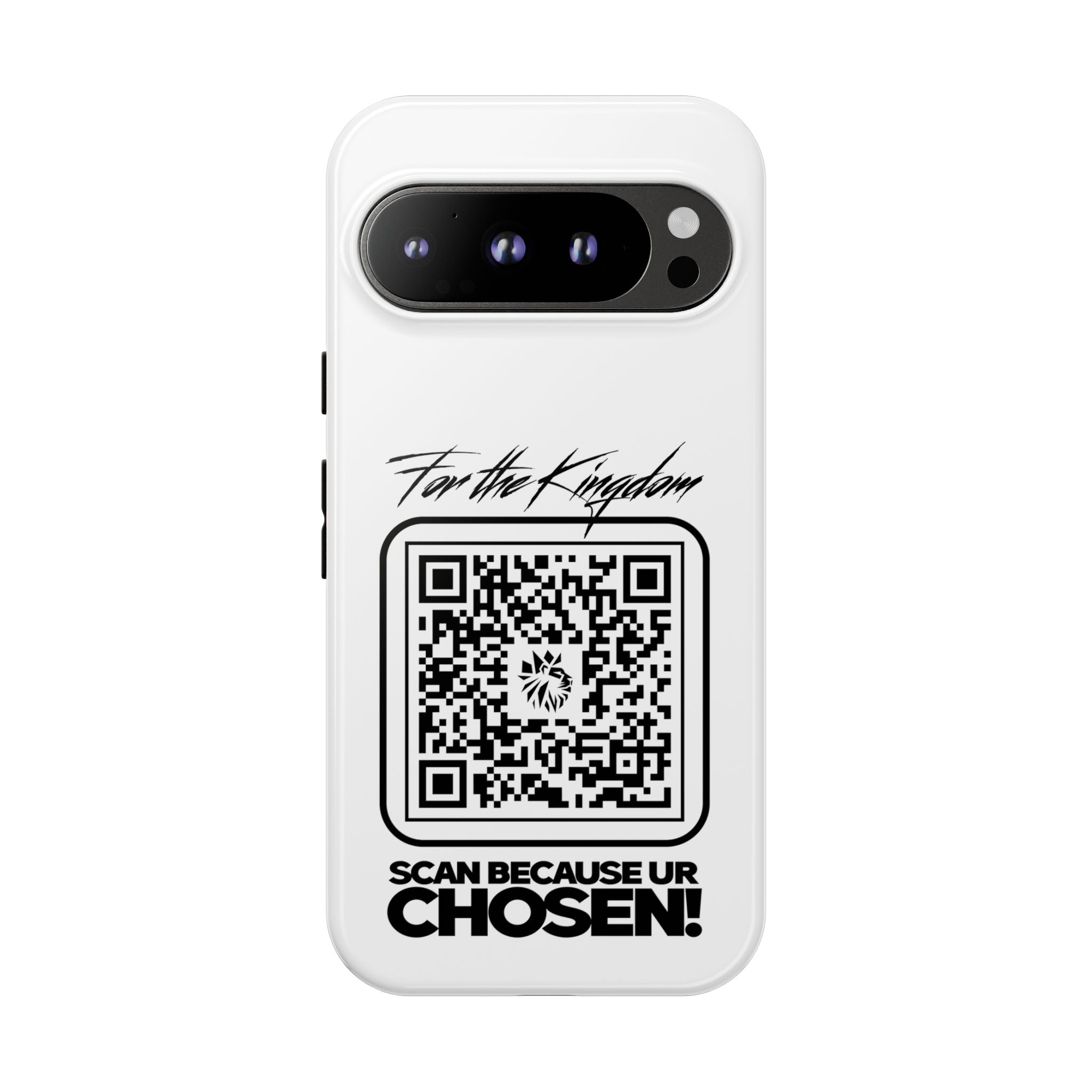 Phone Case — “For the Kingdom” QR Design: Scan Because Ur Chosen