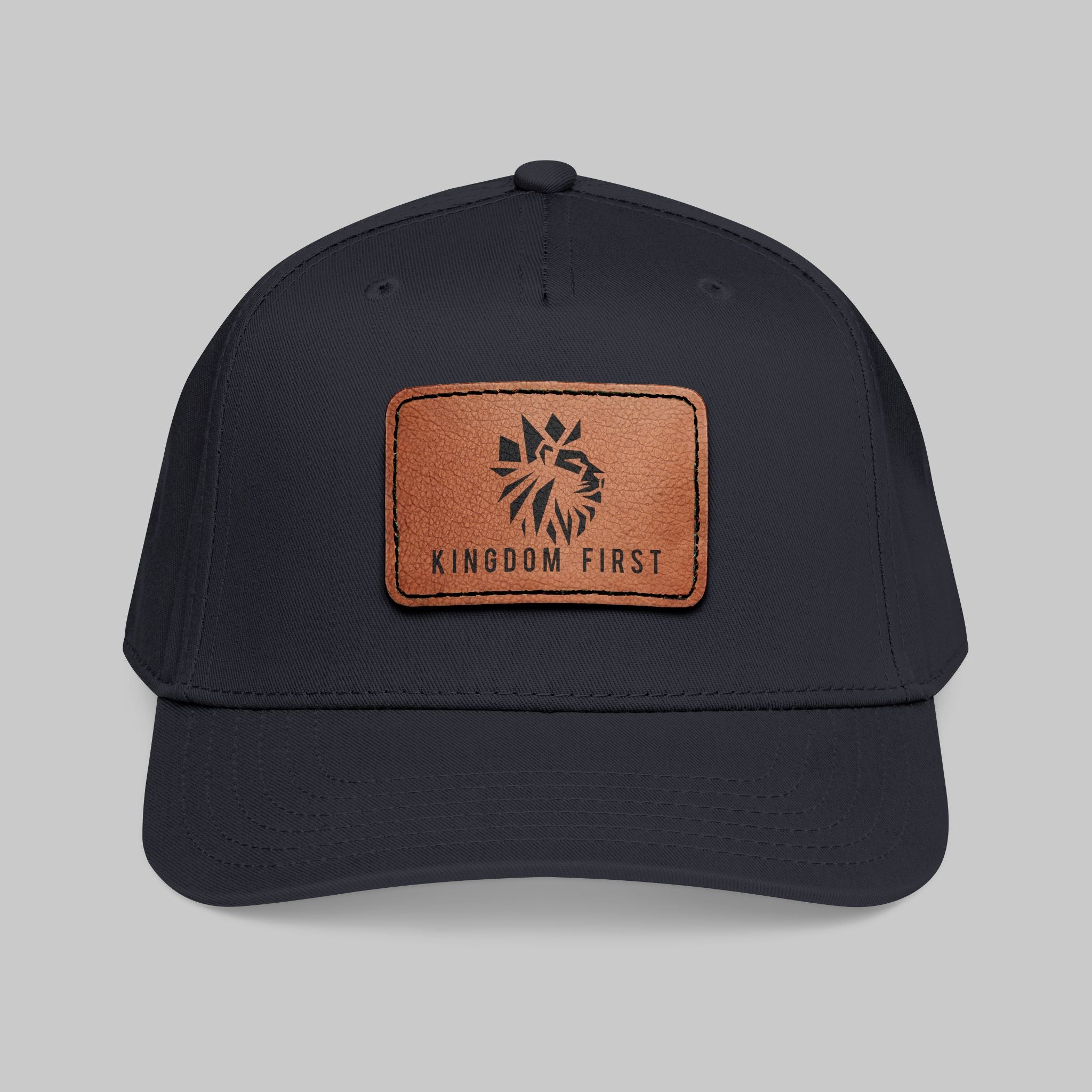 Copy of Kingdom First Leather Patch Baseball Cap