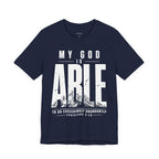 My God Is Able Christian T-Shirt — Ephesians 3:20 Faith Tee