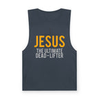 Jesus the Ultimate Dead-Lifter Tank — Christian Fitness Muscle Gym Tank