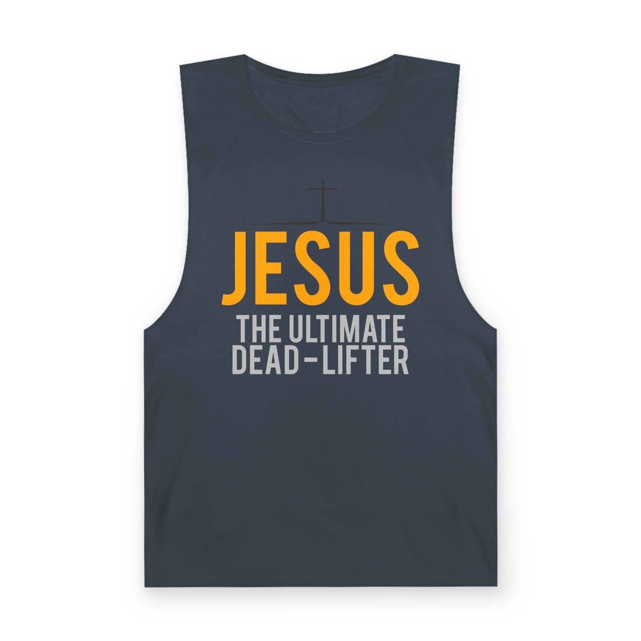Jesus the Ultimate Dead-Lifter Tank — Christian Fitness Muscle Gym Tank