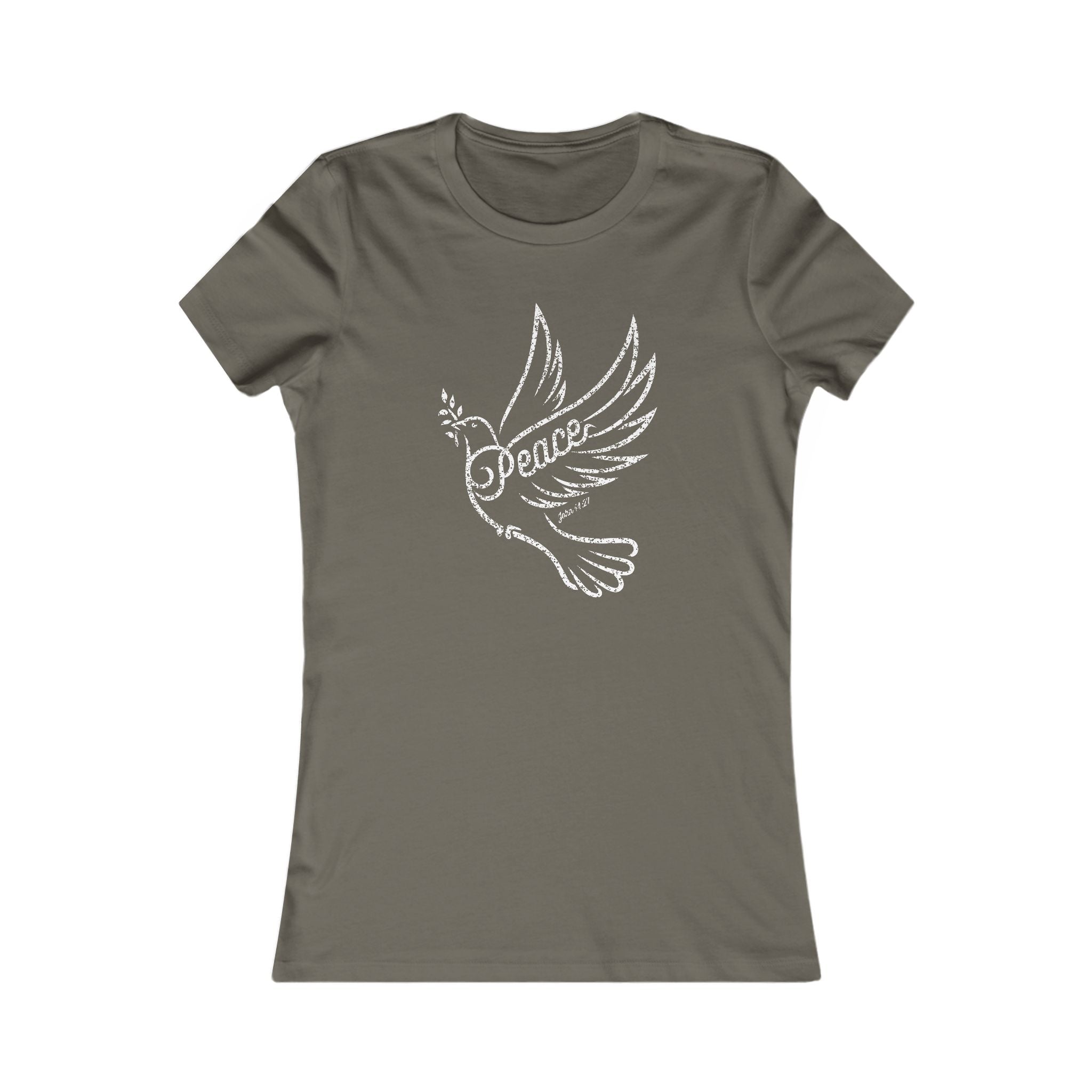 Light Palette Peace Dove Women's Tee — 'Peace' Graphic Shirt