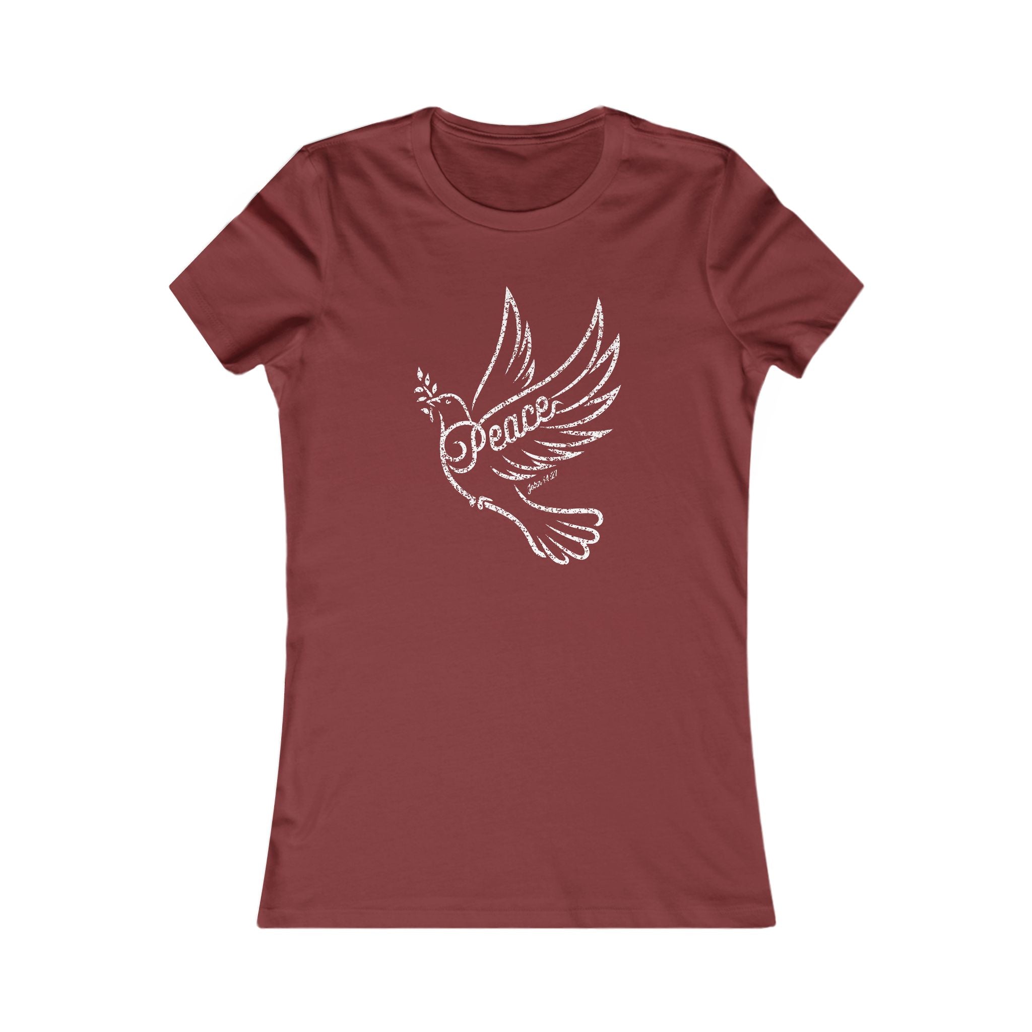 Light Palette Peace Dove Women's Tee — 'Peace' Graphic Shirt