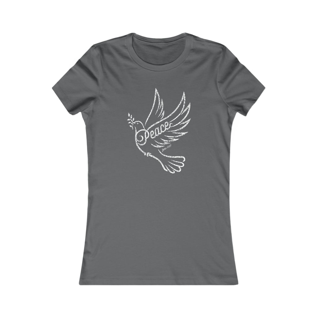 Light Palette Peace Dove Women's Tee — 'Peace' Graphic Shirt