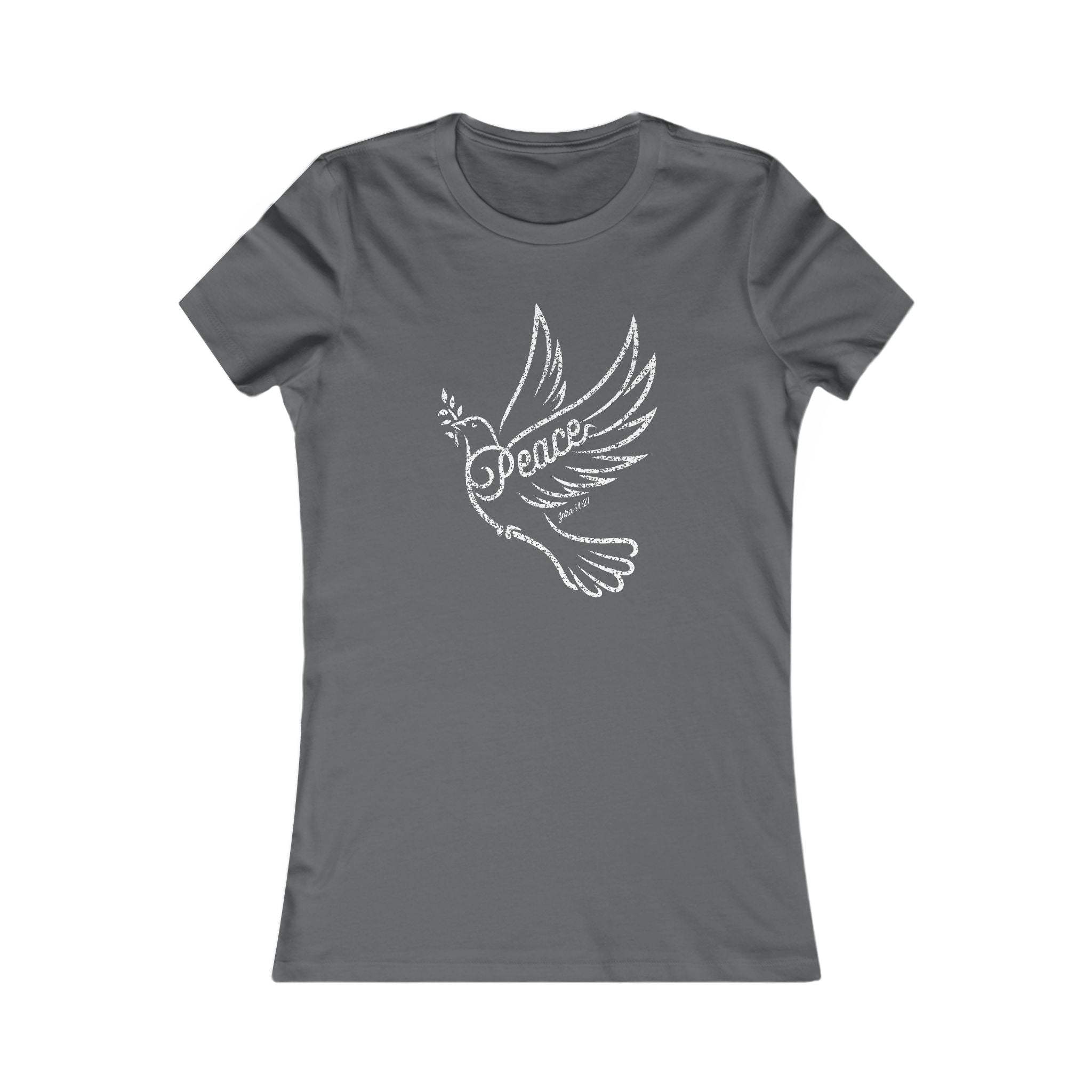 Light Palette Peace Dove Women's Tee — 'Peace' Graphic Shirt