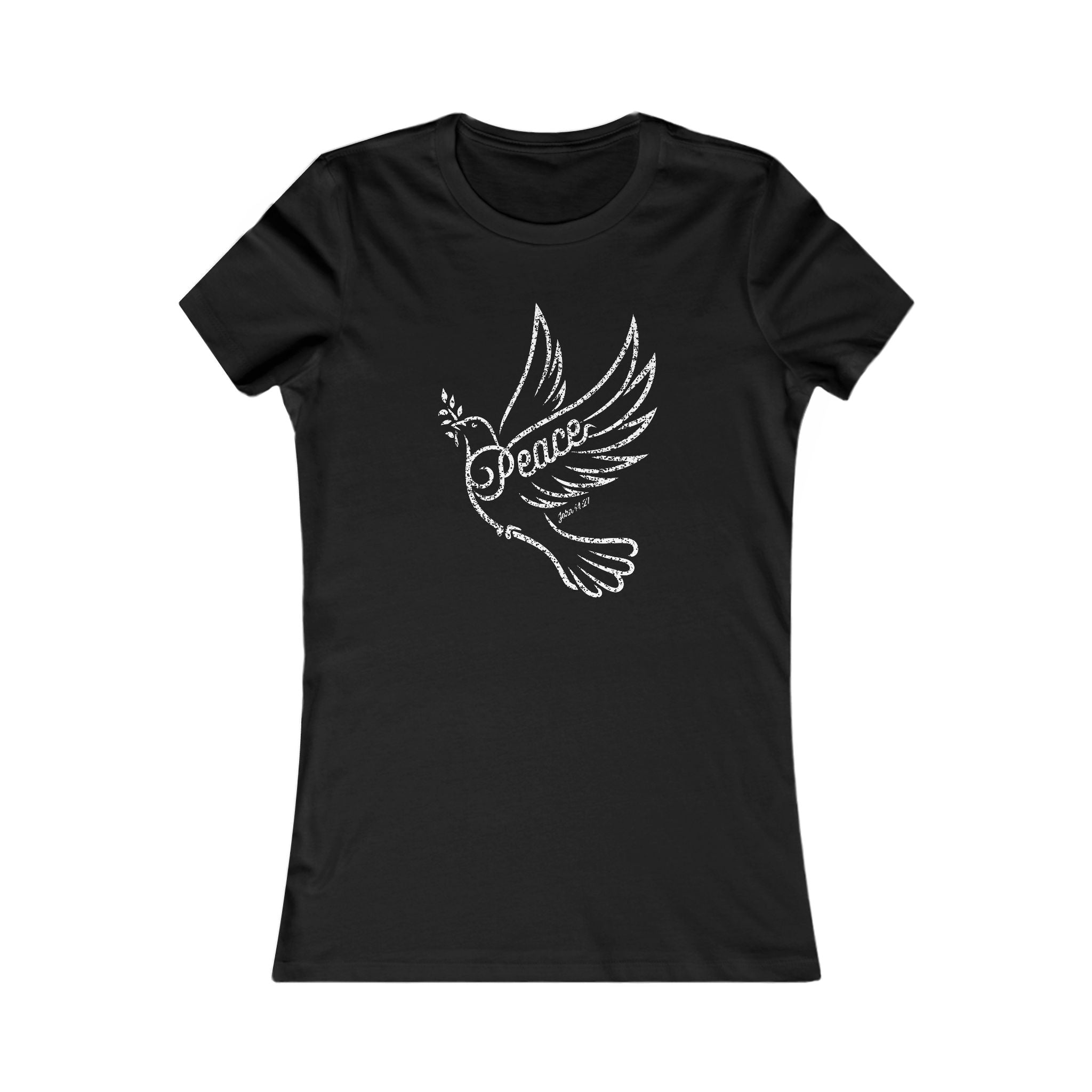 Light Palette Peace Dove Women's Tee — 'Peace' Graphic Shirt