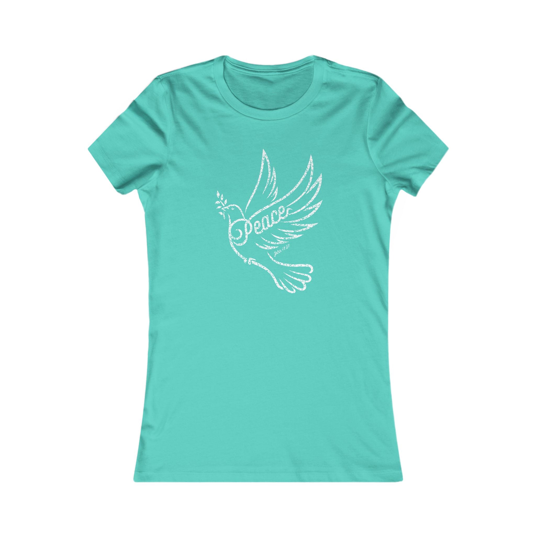 Light Palette Peace Dove Women's Tee — 'Peace' Graphic Shirt