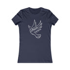 Light Palette Peace Dove Women's Tee — 'Peace' Graphic Shirt