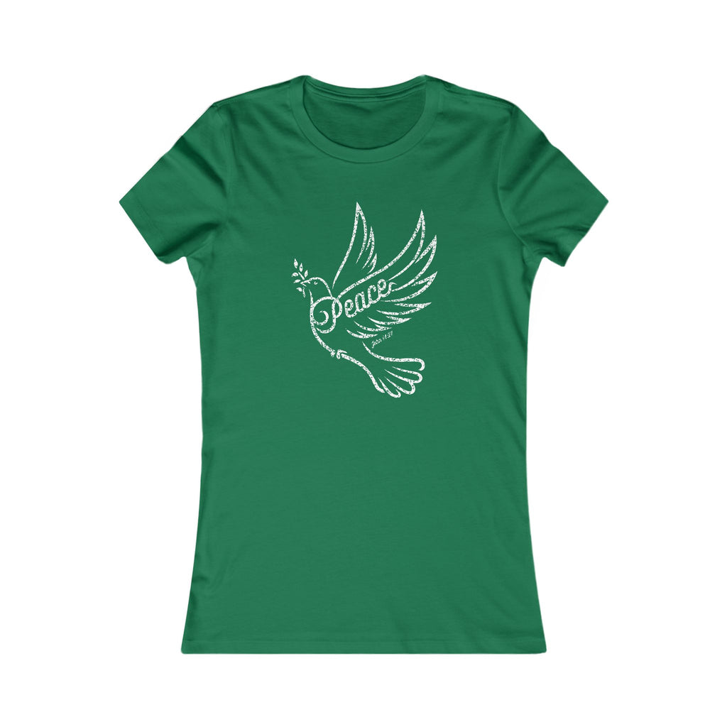 Light Palette Peace Dove Women's Tee — 'Peace' Graphic Shirt