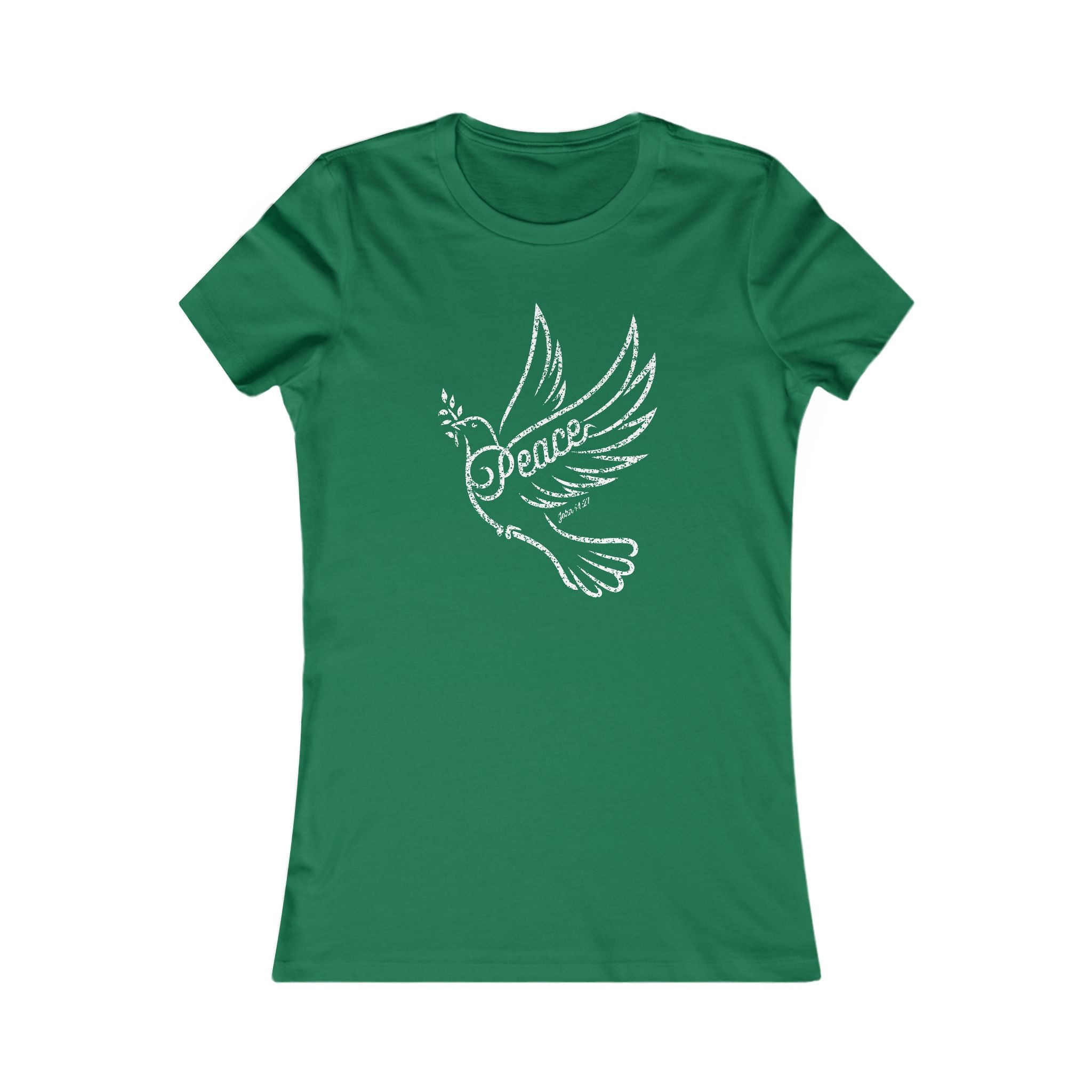 Light Palette Peace Dove Women's Tee — 'Peace' Graphic Shirt