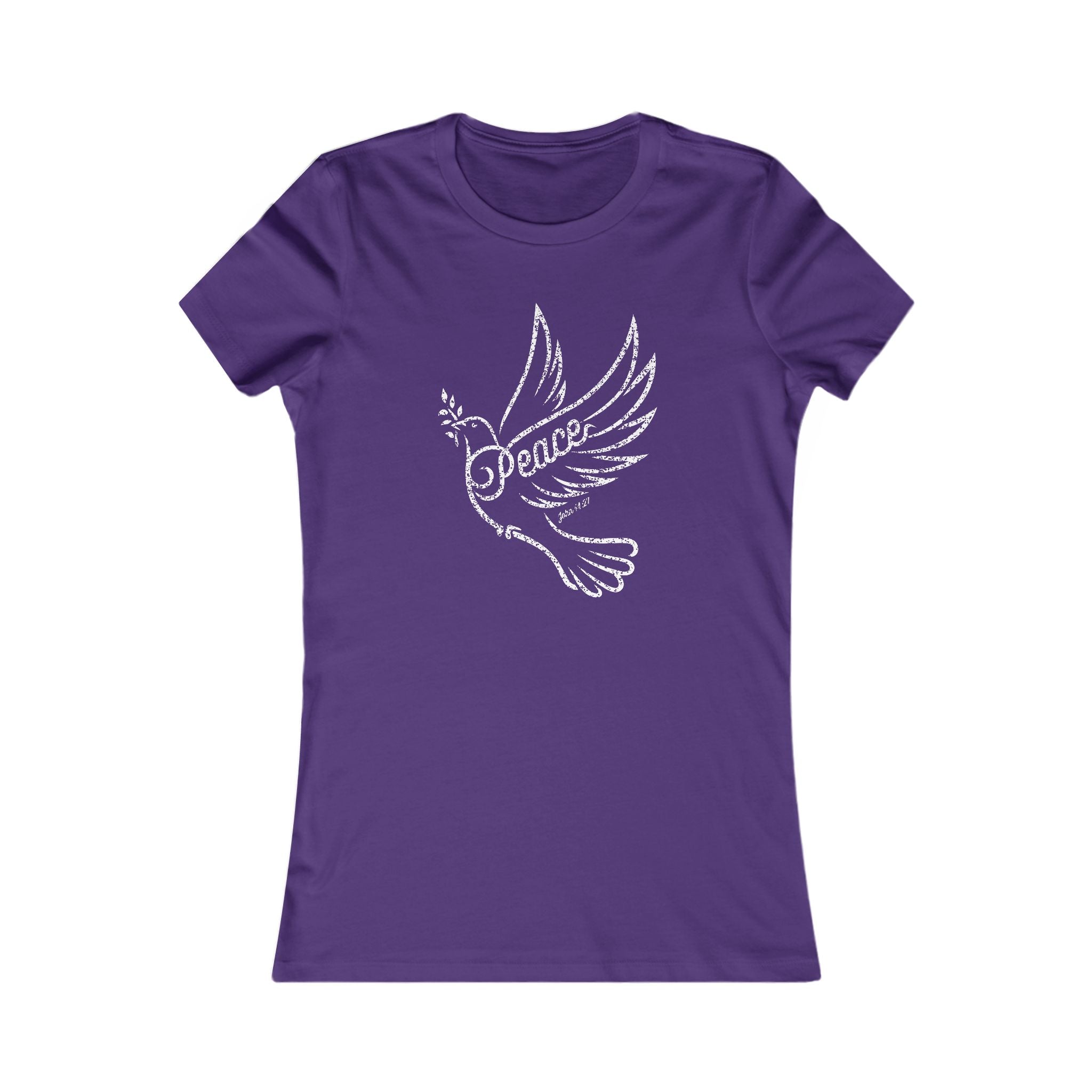 Light Palette Peace Dove Women's Tee — 'Peace' Graphic Shirt