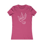 Light Palette Peace Dove Women's Tee — 'Peace' Graphic Shirt