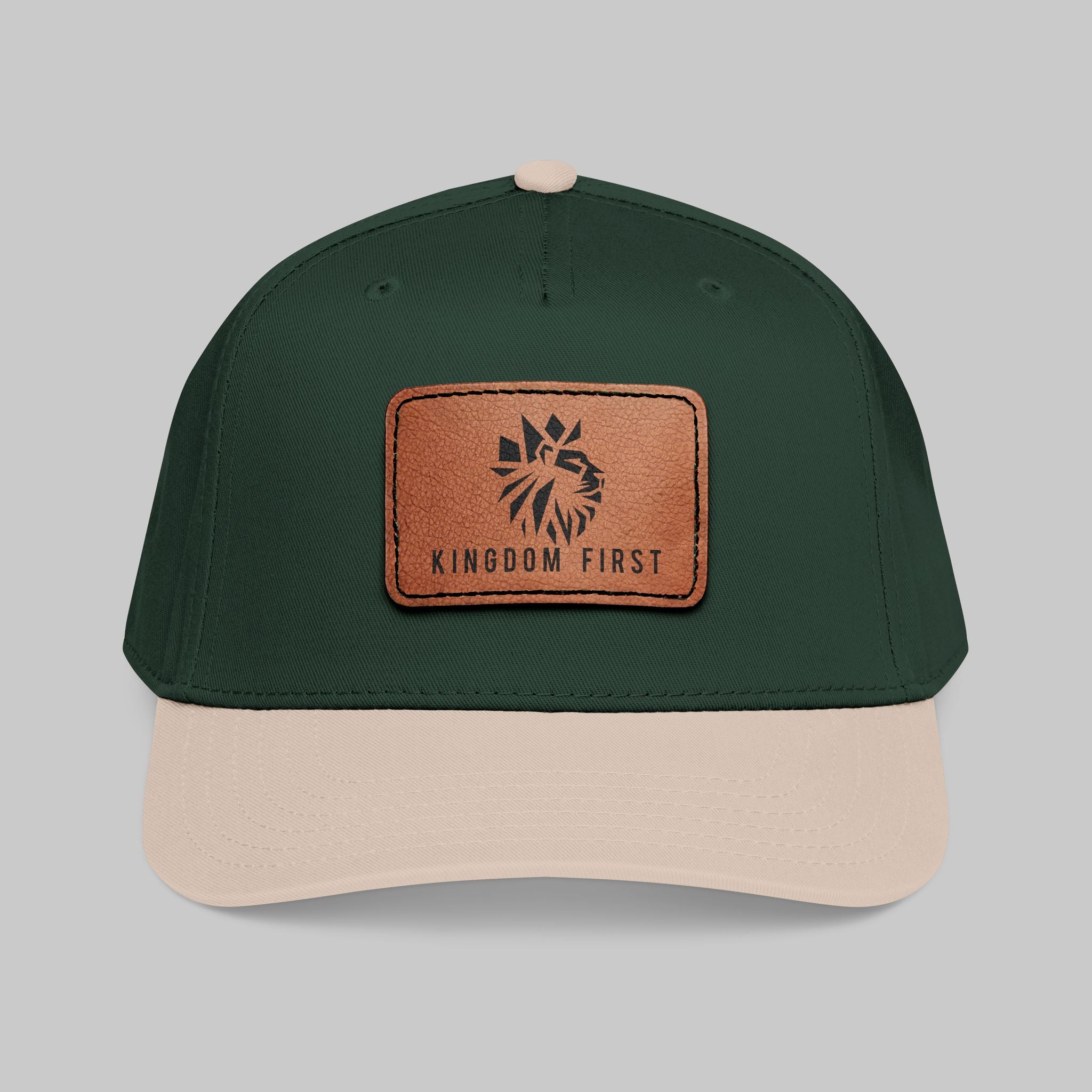 Copy of Kingdom First Leather Patch Baseball Cap