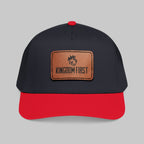 Kingdom First Leather Patch Baseball Cap