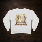 Christian Crewneck Sweatshirt — "BYOB (Bring Your Own Bible)" Faith Graphic