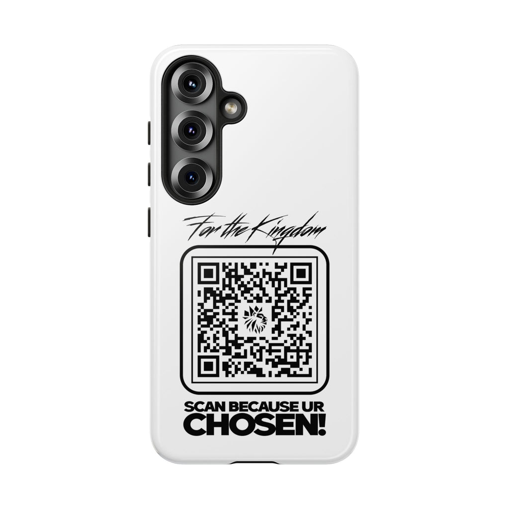 Phone Case — “For the Kingdom” QR Design: Scan Because Ur Chosen