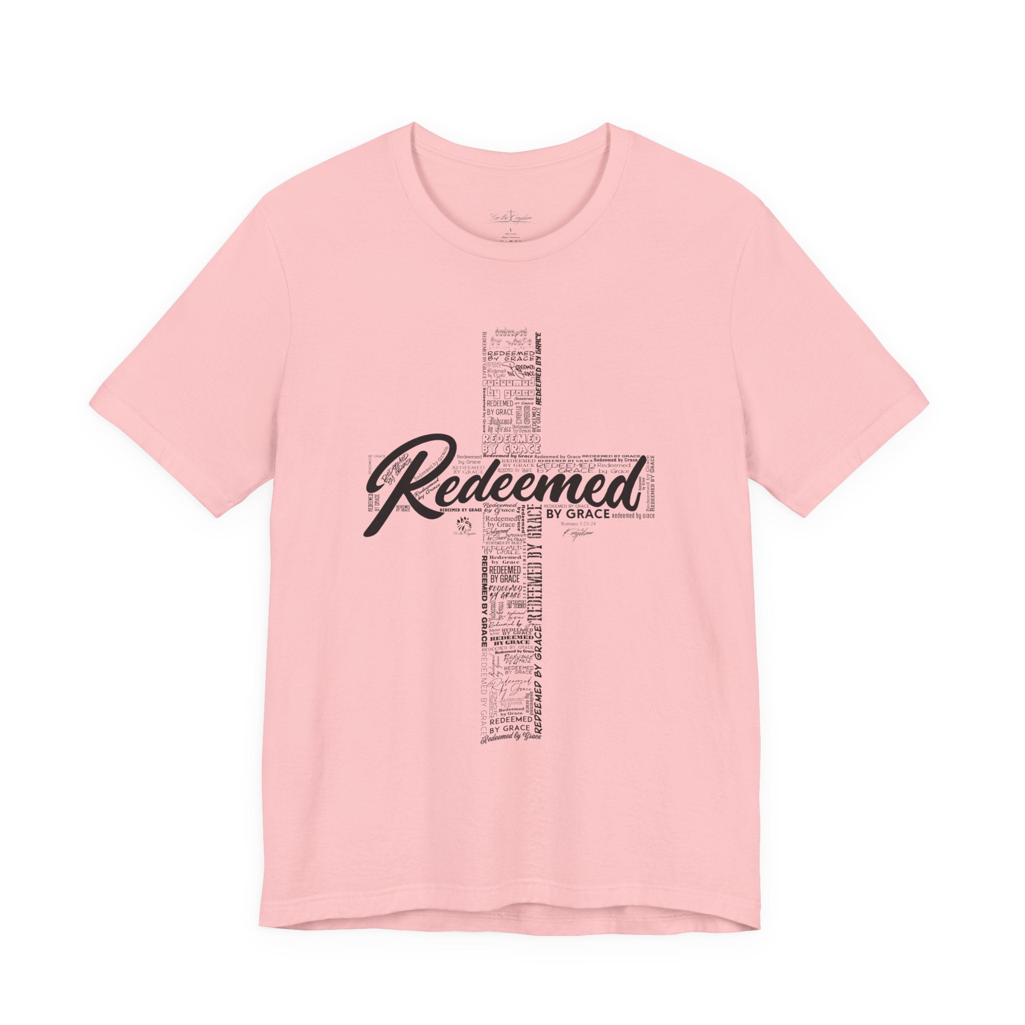 Redeemed by Grace Dark Palette Christian T-Shirt