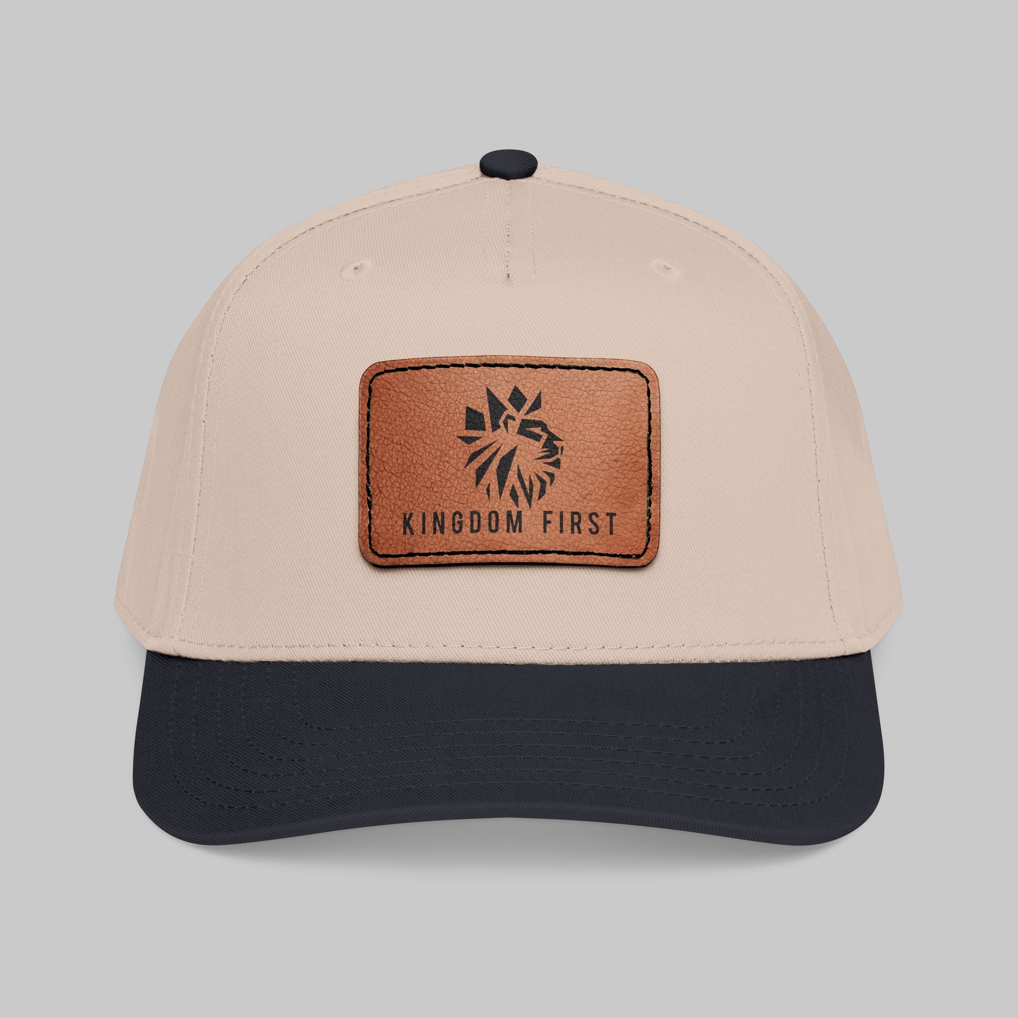 Copy of Kingdom First Leather Patch Baseball Cap