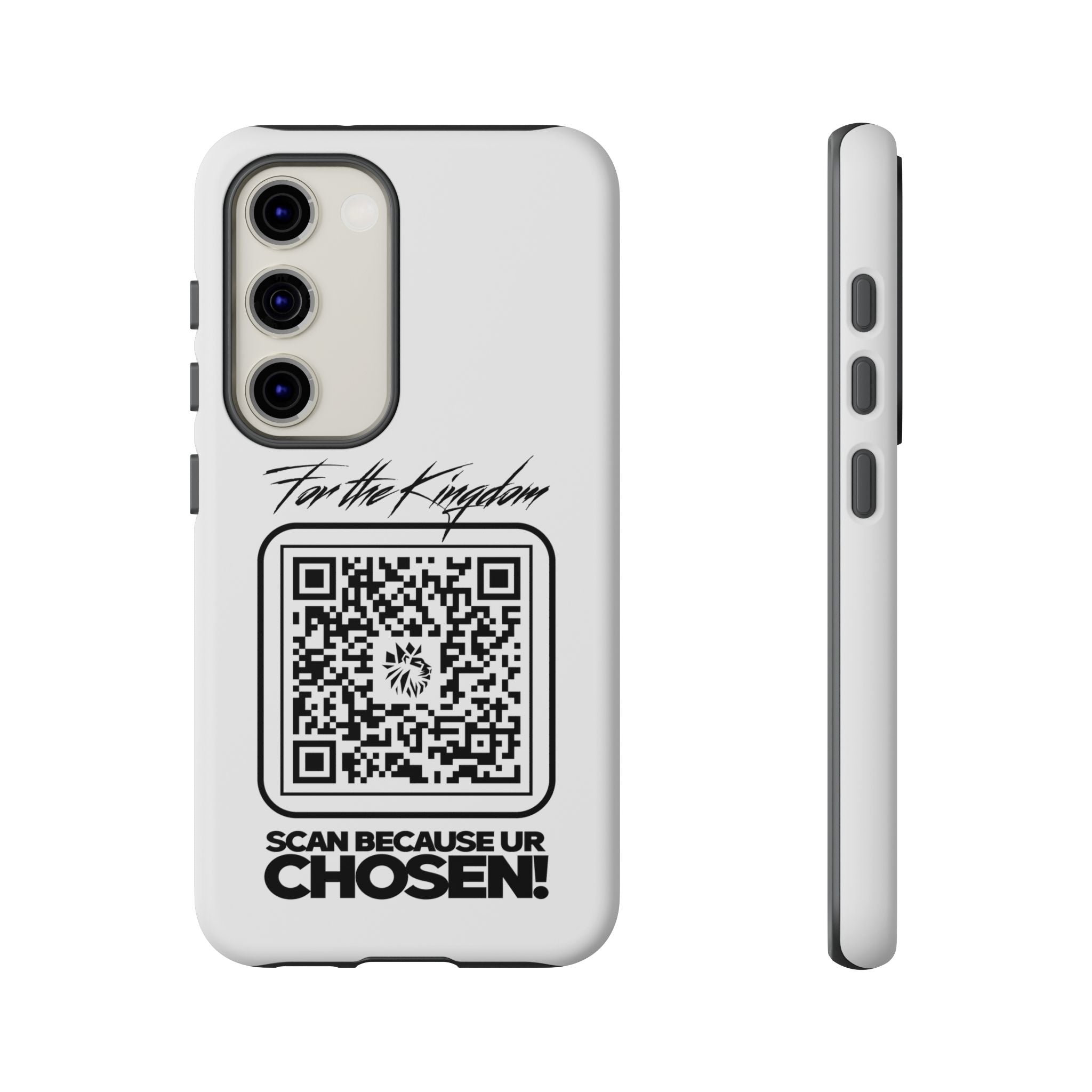 Phone Case — “For the Kingdom” QR Design: Scan Because Ur Chosen