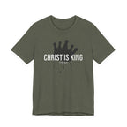 Christ Is King Crown Light Pallete Tee — Christian Faith Shirt