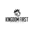 Kingdom First Sticker — Matthew 6:33 Christian Lion Decal