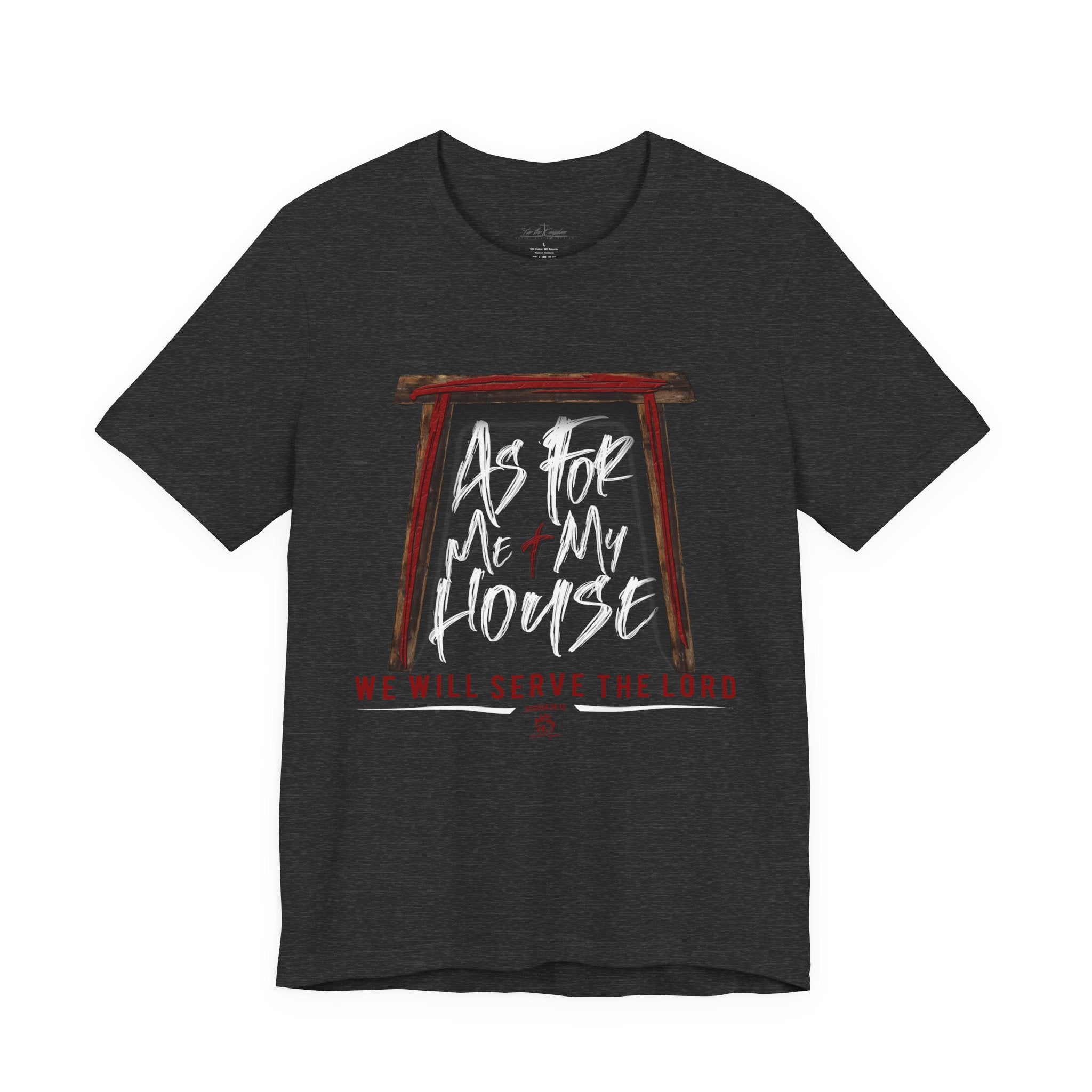 “As For Me & My House" Light Pallete Christian Tee
