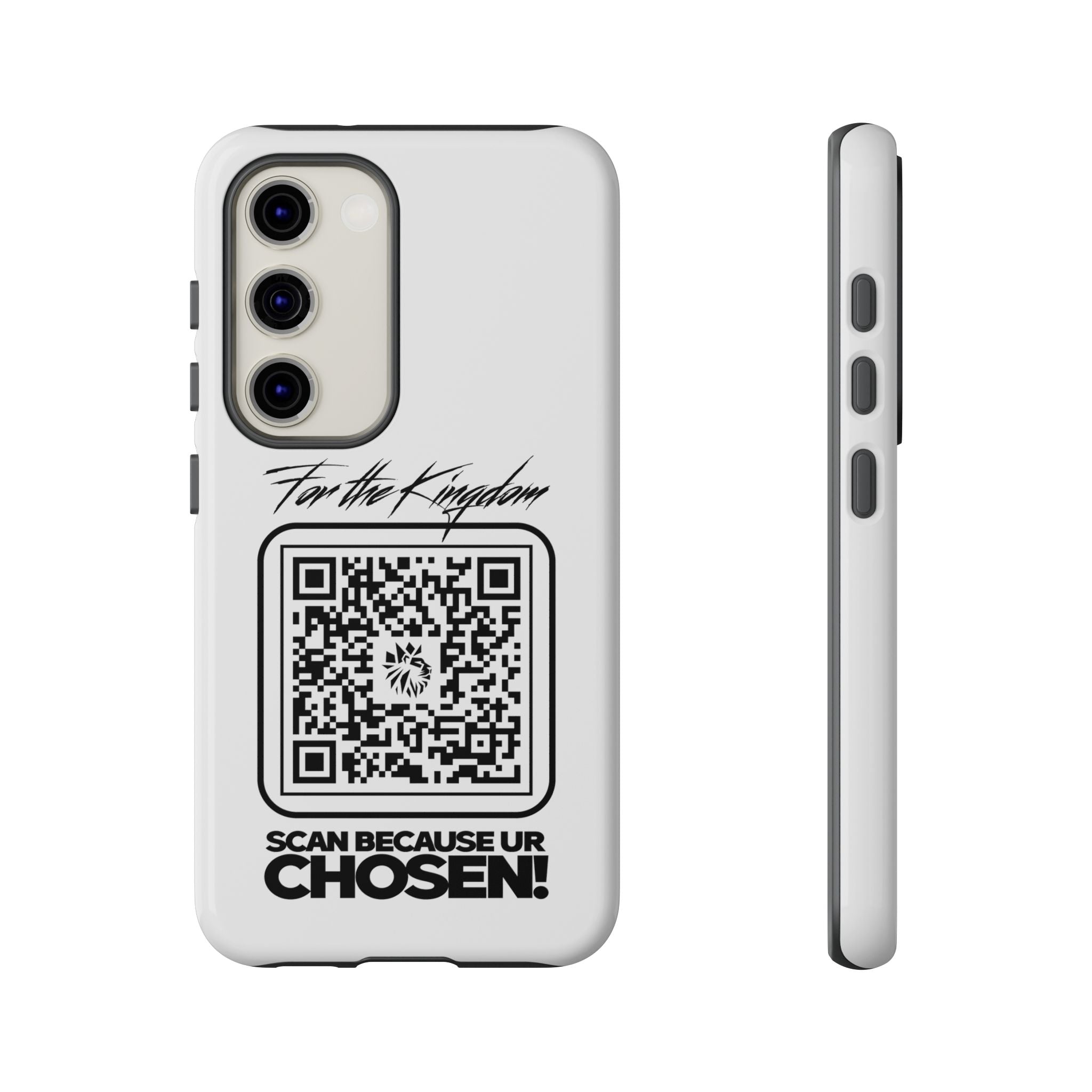 Phone Case — “For the Kingdom” QR Design: Scan Because Ur Chosen