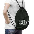 Christian 'Believer in Christ' Lion of Judah Drawstring Bag — Faith Gym Sack for Church, Youth Groups & Daily Use